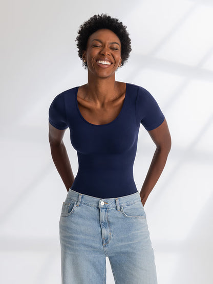 Shapermint Essentials All Day Every Day Short Sleeve Shaping T-Shirt